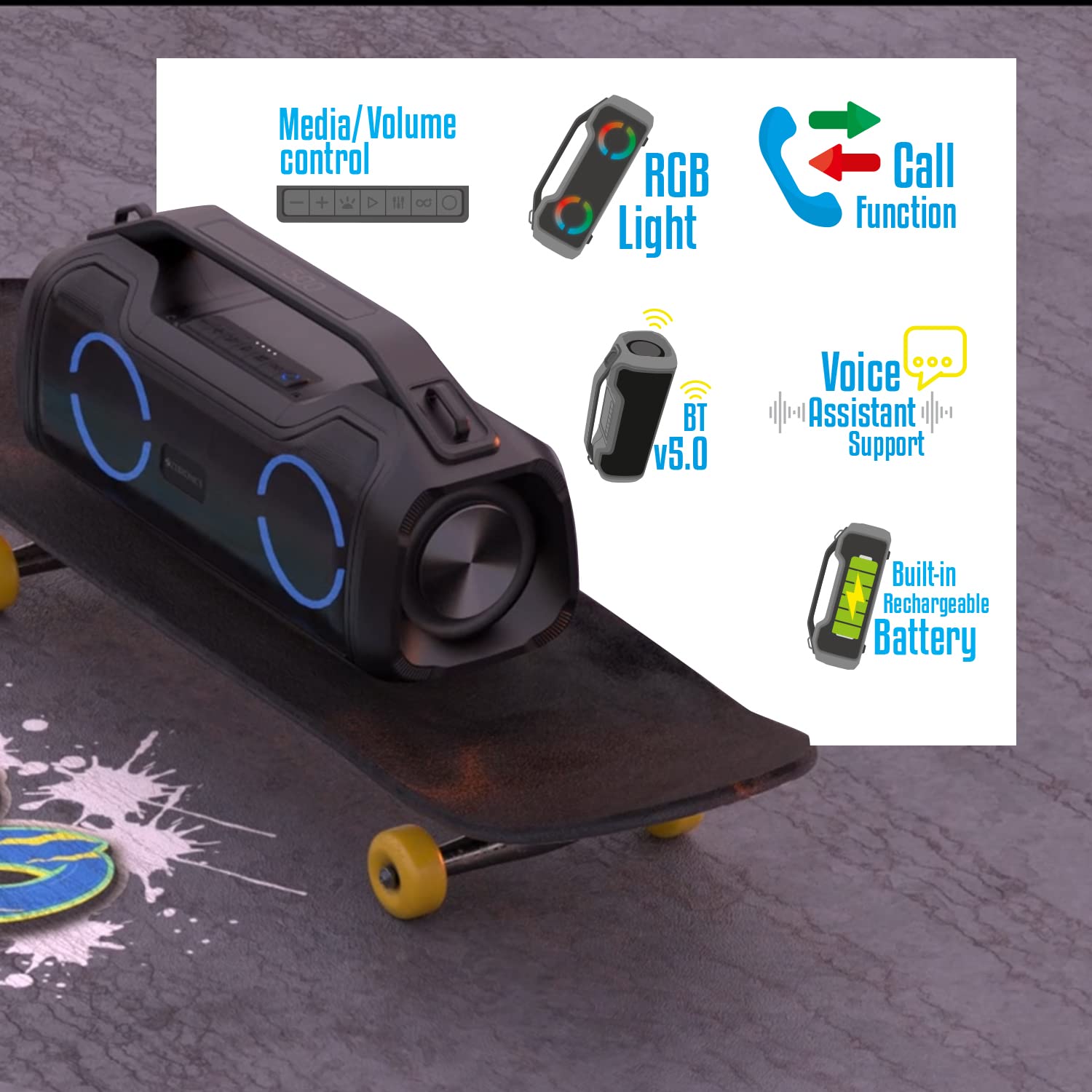 Zebronics Zeb-Sound Feast 500 Bluetooth Speaker